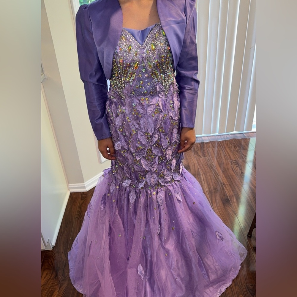 Elegant Purple Dress